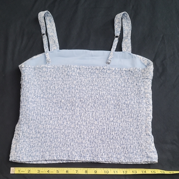 Abercrombie Kids Blue w White Florals Smocked Set - Picture 5 of 12